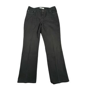 Chico's Platinum Women's Black Jeans Ultimate Fit Boot Leg Size 1.5